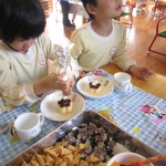 トッピングたのしいな～！