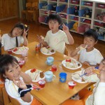 給食おいしいね！