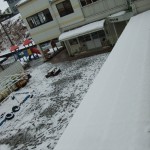 雪景色の保育園