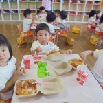 給食おいしいな！
